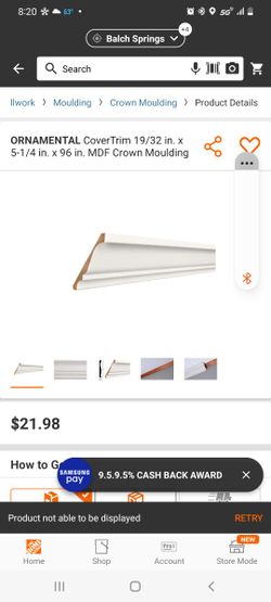 Cron Molding Para Cielos Y Cosinas