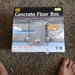 Concrete Floor Box