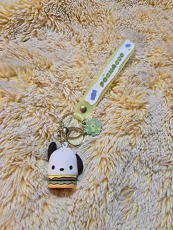 Sanrio Hello Kitty Large Keychain Pochacco Green