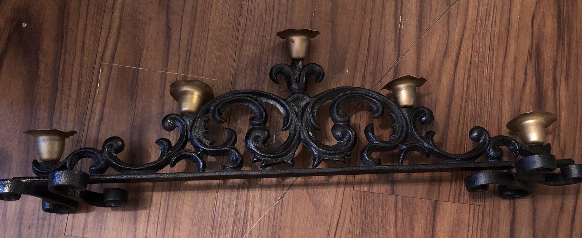 Wrought Iron Candle Holder