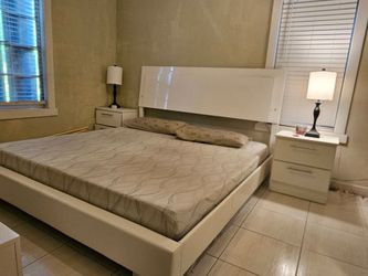 King Bedroom set with mattress.