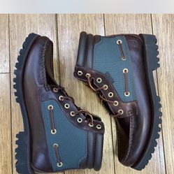 Timberland  7 Eye  Moc Chukka NEW Brown N Green 