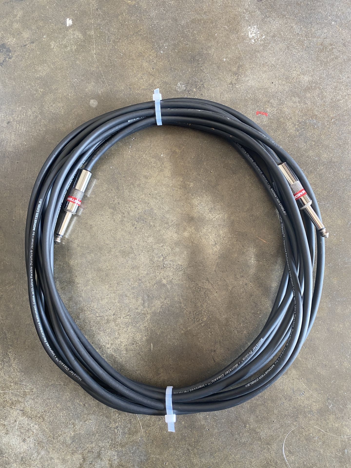 Monster TRS to TRS Instrumental Cable 21 Feet