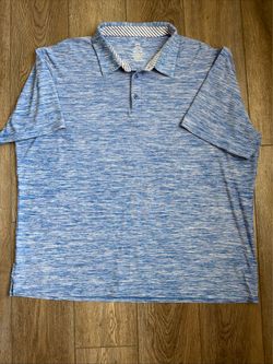 Men’s Polo Shirt Short Sleeve Golf Sz 3XL 4-Way Stretch, Quick Dry