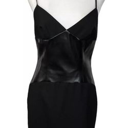 Size 2 Black Form Fitted Dress Hugo Buscati