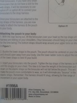 Allen bino ready pouch