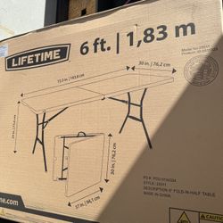 6’ Foot LIFETIME Party 🎈table -NEW