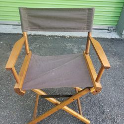 Solid Maple Director's Chair In Good Condition