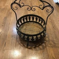 Ornate Metal Basket