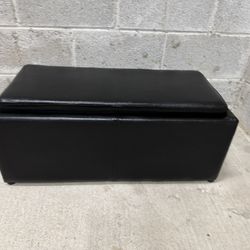 Storage ottoman dark brown  29.5x13.5x H12.5 