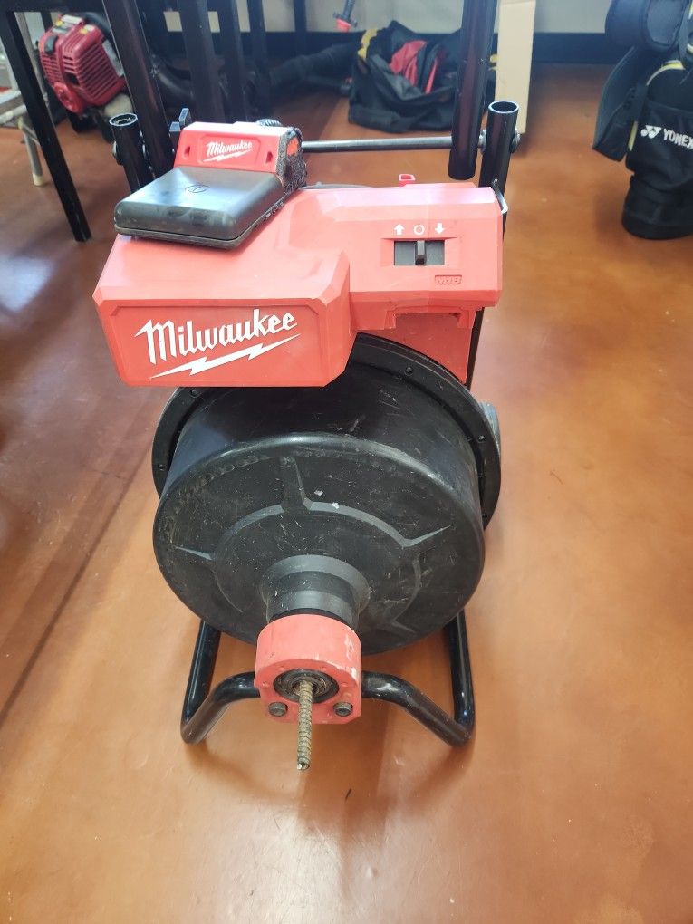 Milwaukee 18v Cordless Drain Cleaning Drum Machine Drain Snake