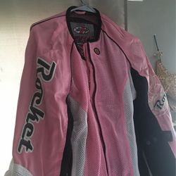 Rocket Mesh Riding Jacket pink 
