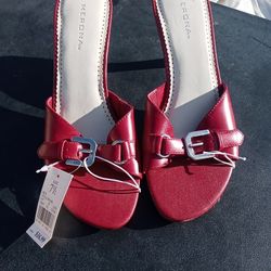 Women's Merona Red Style Pearl Heels