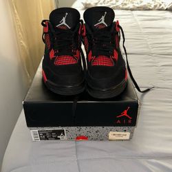 Jordan 4 Retro Red Thunder (sz 10)
