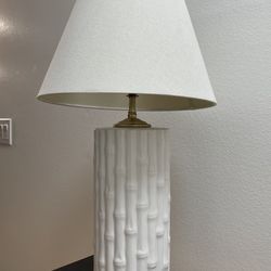 WHITE BAMBOO LAMP