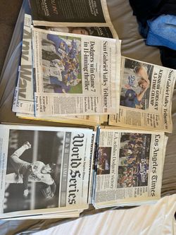 Los Angeles Dodgers 2025 World Series Newspaper