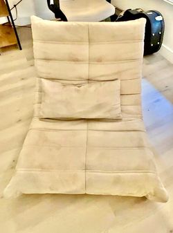 Beige Floor Chair