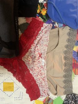 Price drop  women's underwear 1$ each sock fioties .50 cents Misc items. Women's underwear  size med. women's footies