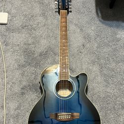 Ibanez 12-string Electric-Acoustic Guitar 