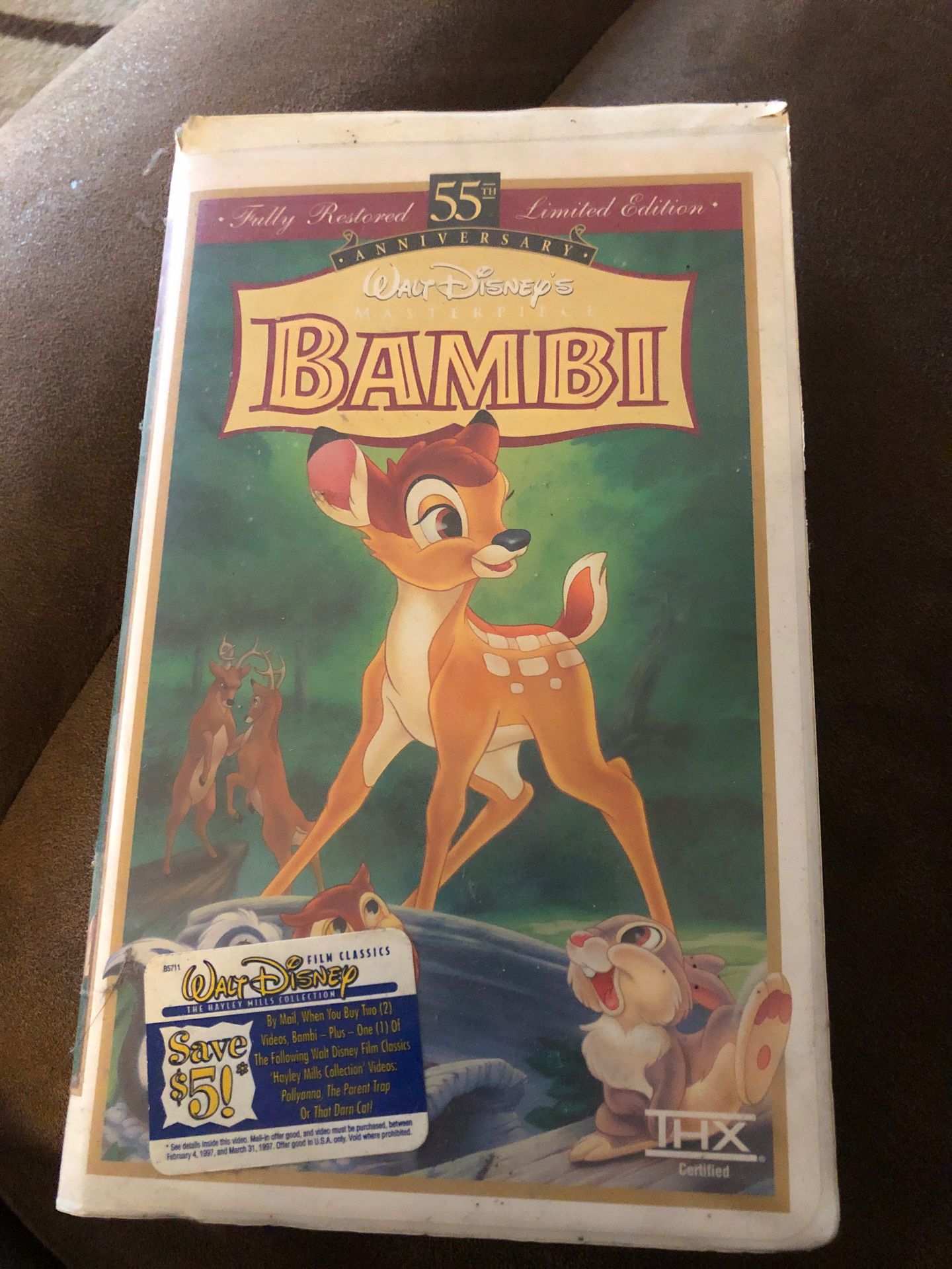 Disney Bambi vhs