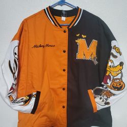 Mickey and Friends Varsity Jacket XL. New