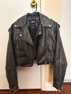 ZARA Biker Leather Jacket