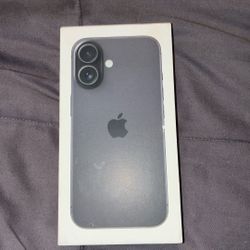 iPhone 16 Black Brand New Unlocked Carrier 128g