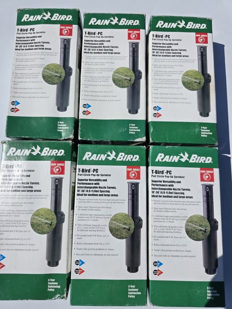 New Rain Bird T-Bird-PC Pop Up Sprinkler Part Circle Irrigation Sprinklers