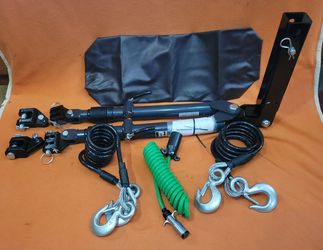 New And Unused Blue Ox 15K Tow Bar With D-Ring Adapters