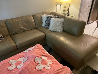 Leather section Sofa