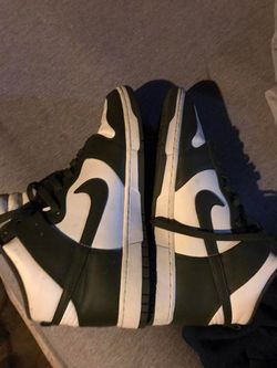 High Top Olive Green Dunks (Sz 12)