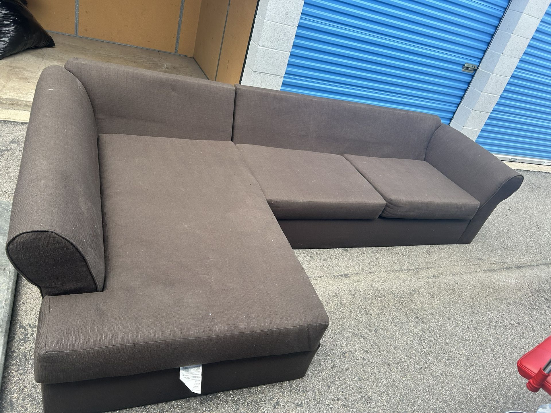 Brown couch