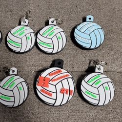 Team Volleyball Bag Tags