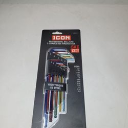 Ball End L Shaped Hex Wrench Set 13 P Standard 