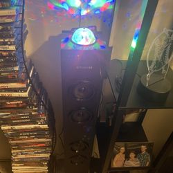 Bluetooth Speaker With Disco Light