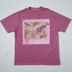 Cavempt Rose Pink Crew Neck Tee