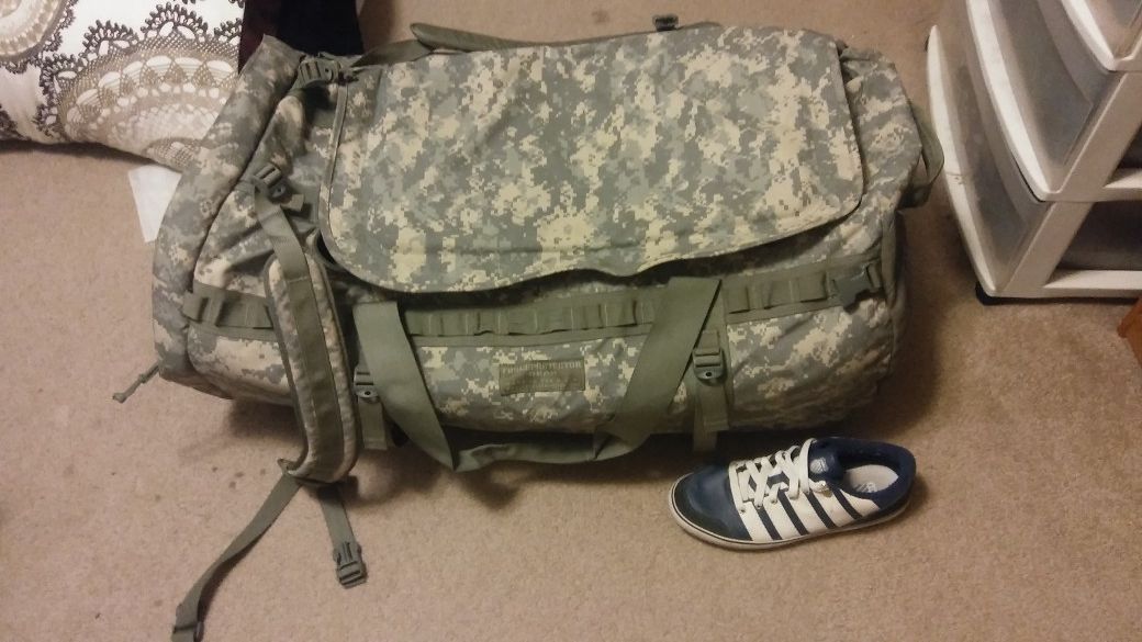 Force protector Gear deployment/combat bag