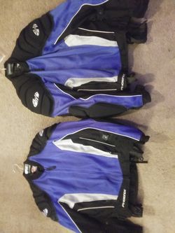 2 JOE ROCKET PHEONIX RIDING JACKETS WITH REMOVABLE LINERS SIZES 2XL AND WOMANS LARGE
