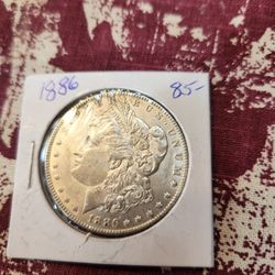 1886 Morgan Silver Dollar 