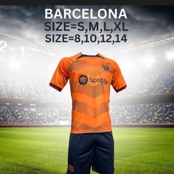 Unbranded Barcelona Soccer Team Uniforms Size S/M/L/XL