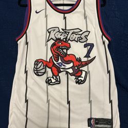 NBA Toronto Raptors KYLE LOWRY Throwback Dino White
