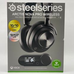 New SteelSeries Arctis Nova Pro Wireless Gaming Headset Xbox One / X/S / PC