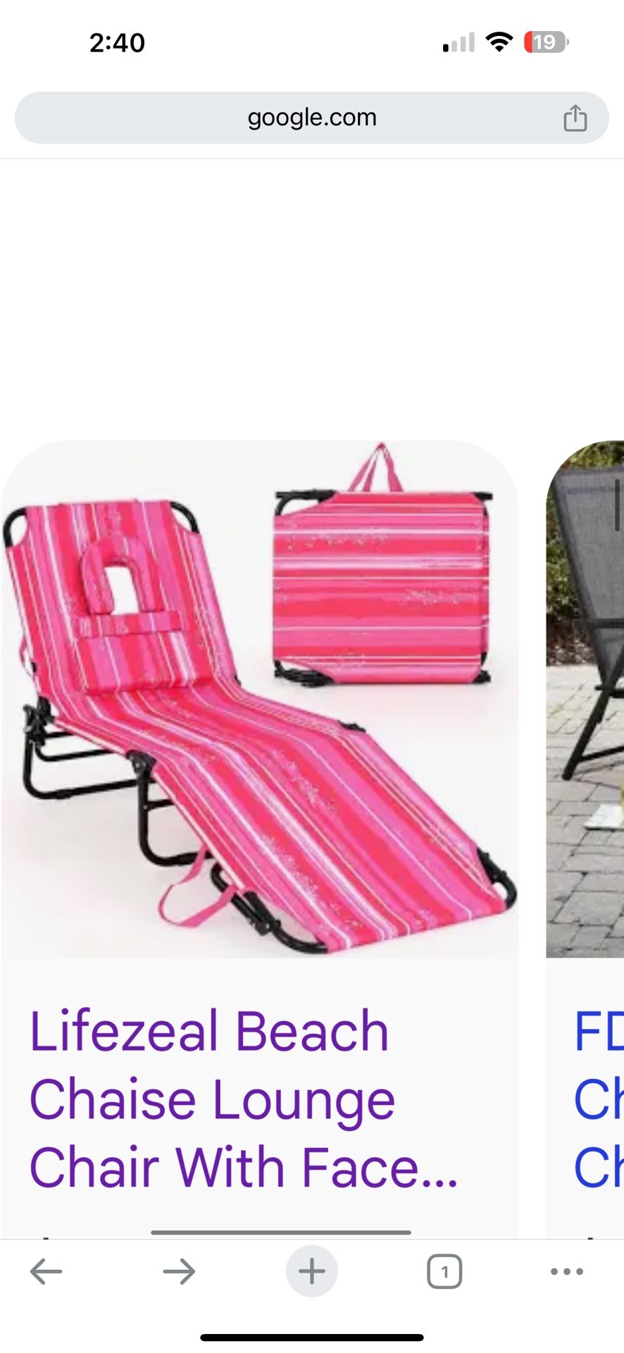 Back Pack Folding Beach Chair 2 For Only $70