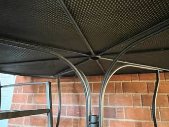 Purchased from Home Depot wrought iron bistro Metal outdoor patio furniture
