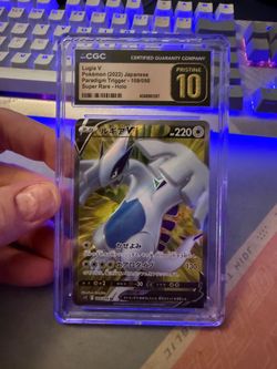 Lugia V CGC Pristine 10 Japanese Pokémon Card