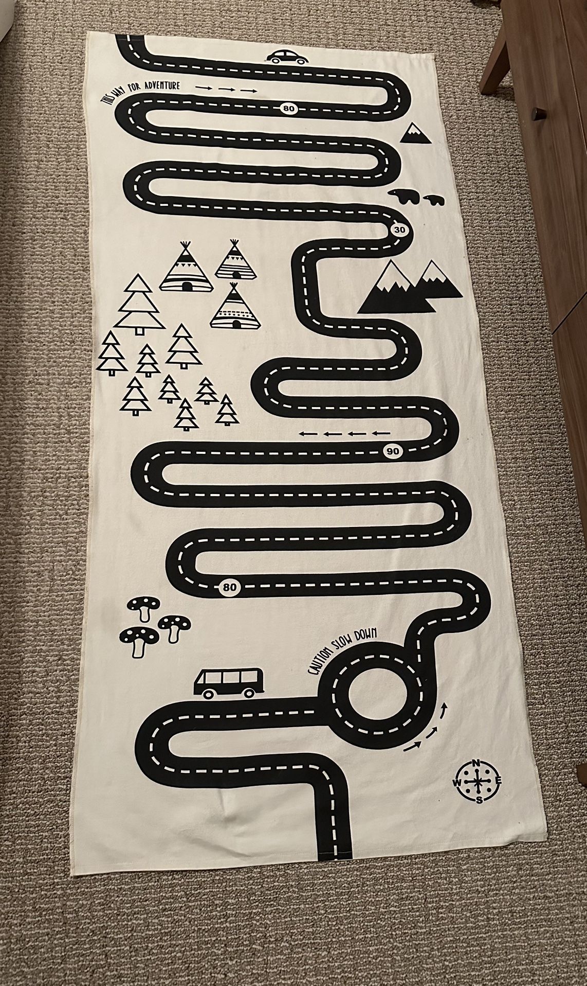 Nursery Room Road Rug