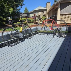 Massi And RALEIGH DURA ACE AND 105 BOTH STEEL FRAME