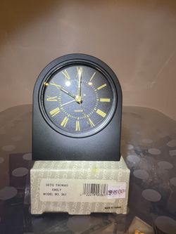 Black Seth Thomas Clock 