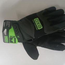 New Exo2 Water Resistant, Cut Resistant Size L Work Gloves 