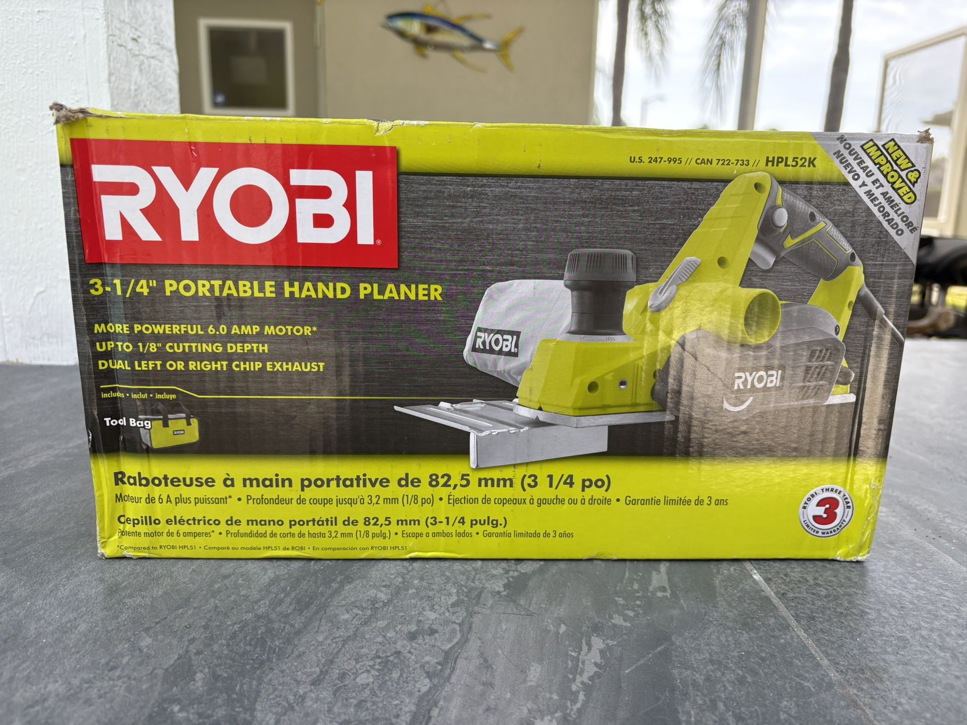 Ryobi 3 1/4 Portable Hand Planer